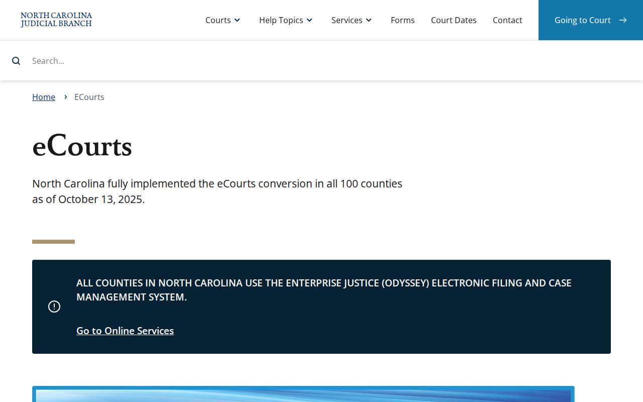 Wake County criminal court records eCourts overview